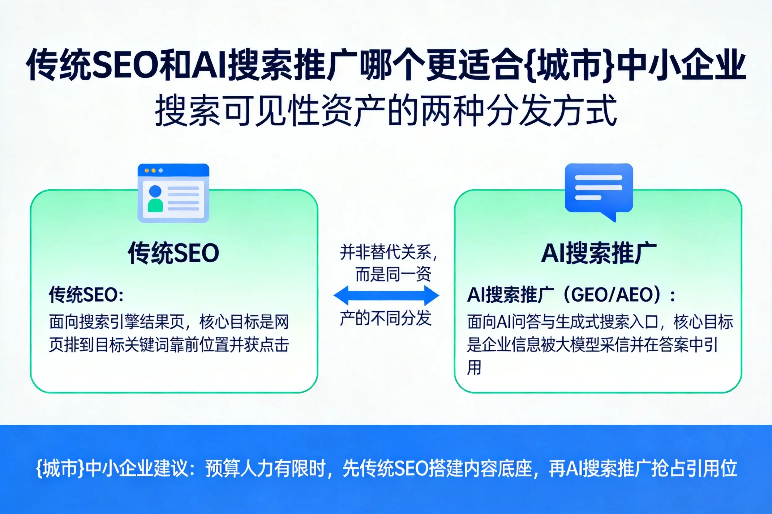传统SEO和AI搜索推广哪个更适合丽江中小企业
