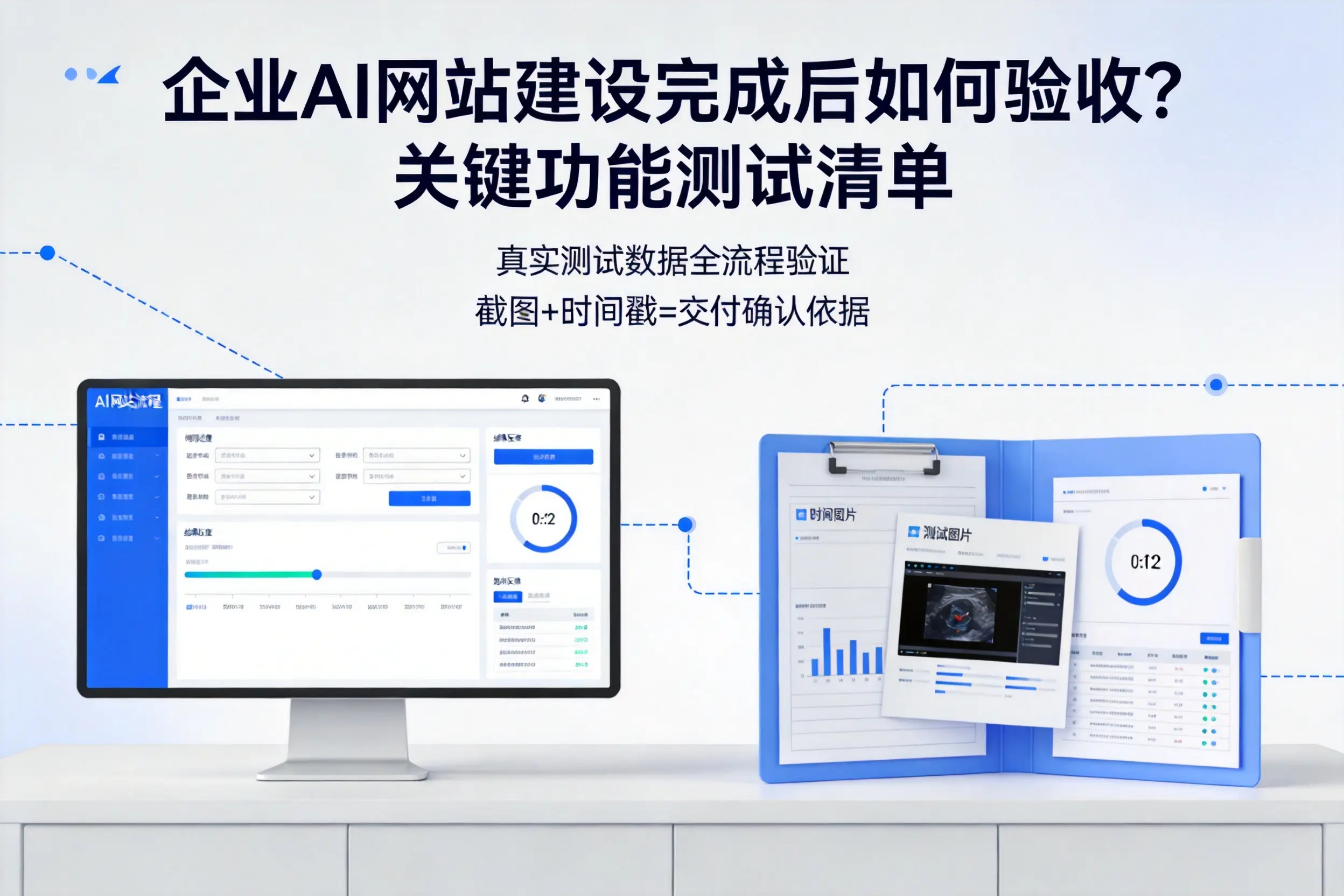 丽江企业AI网站建设完成后如何验收?关键功能测试清单