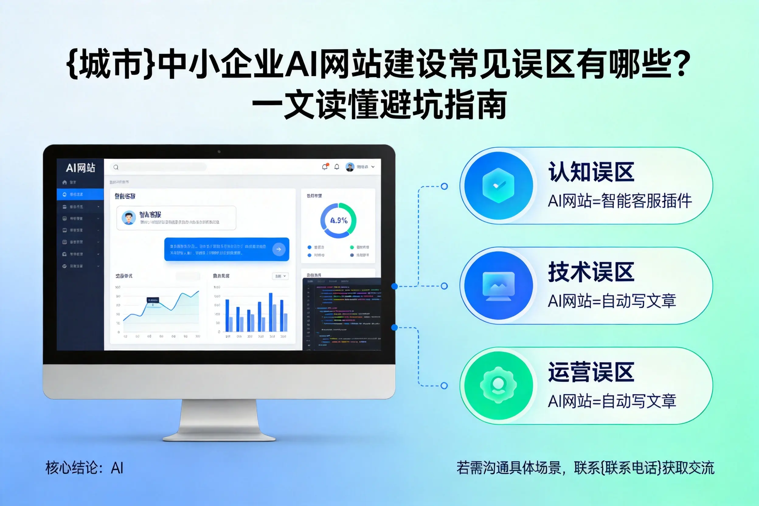 丽江中小企业AI网站建设常见误区有哪些？一文读懂避坑指南