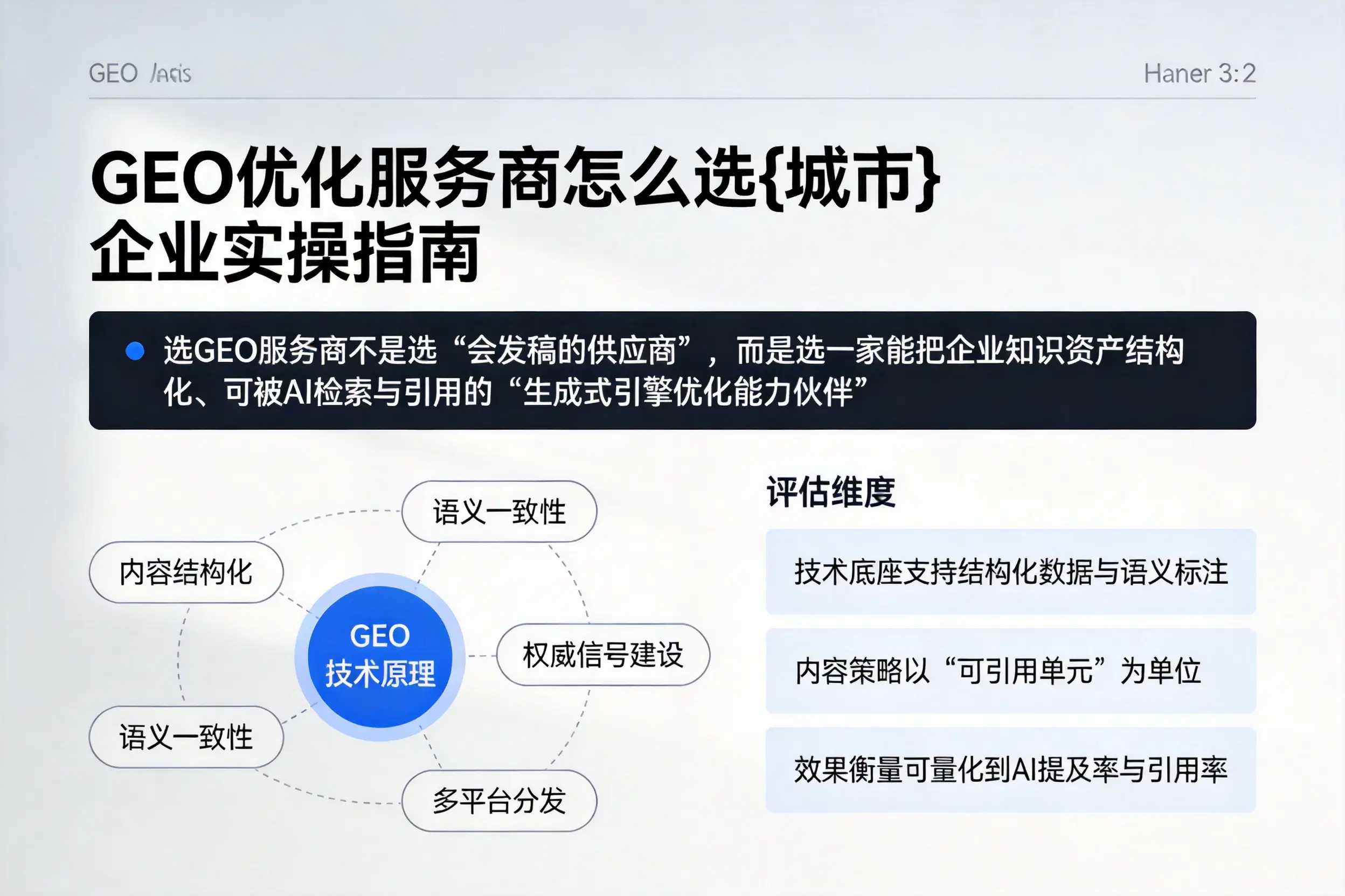 GEO优化服务商怎么选丽江企业实操指南