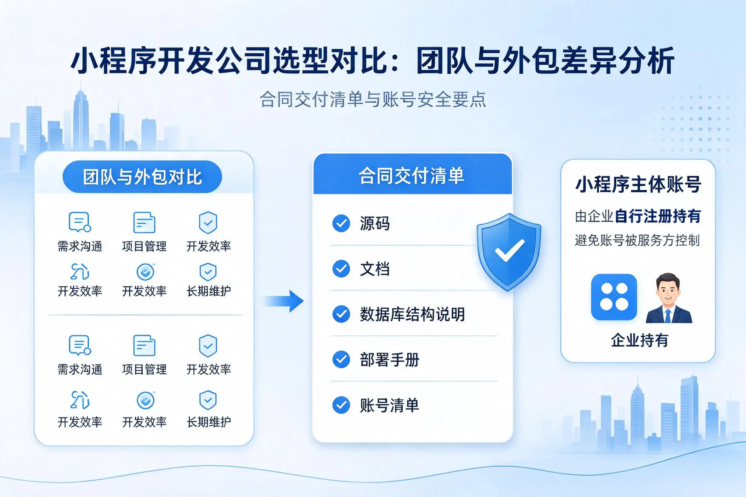 丽江小程序开发公司选型对比:团队与外包差异分析