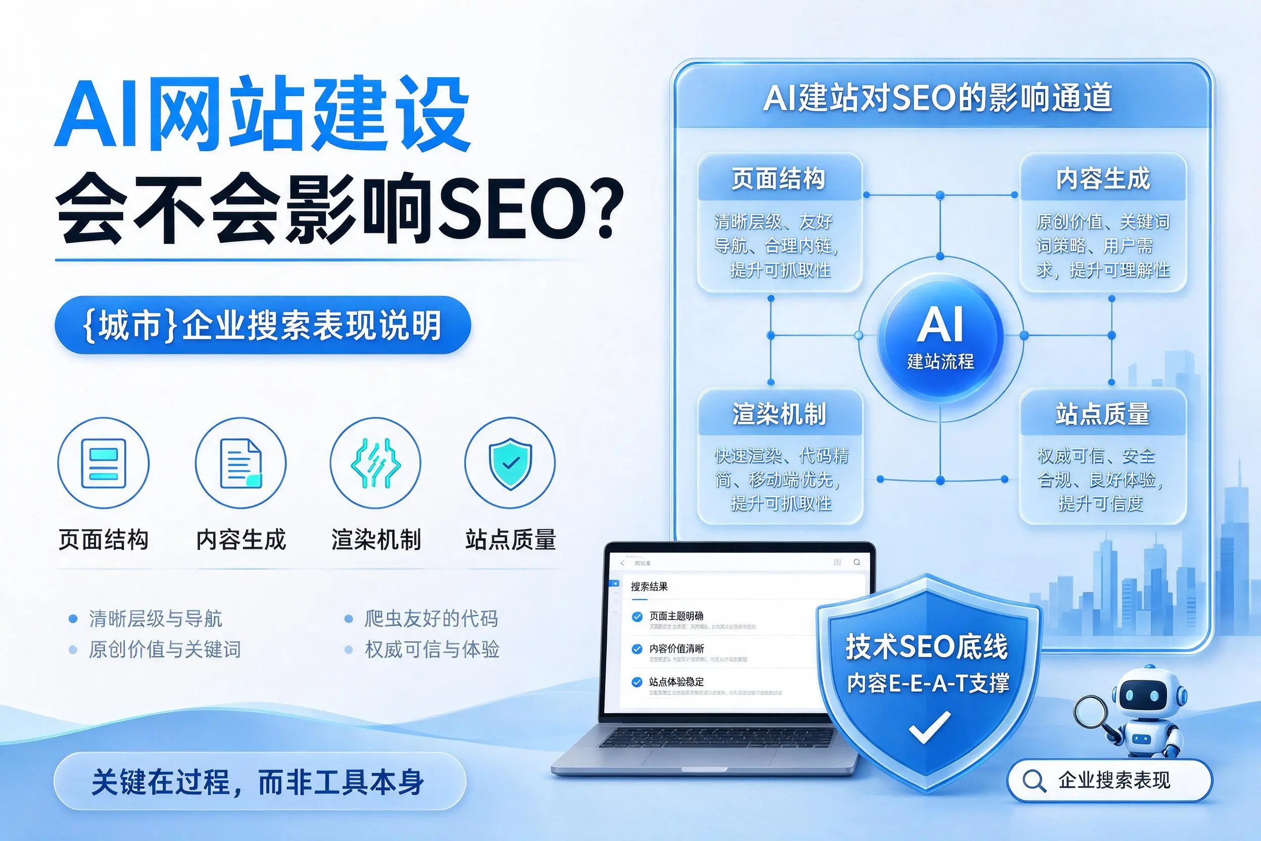 AI网站建设会不会影响SEO？丽江企业搜索表现说明
