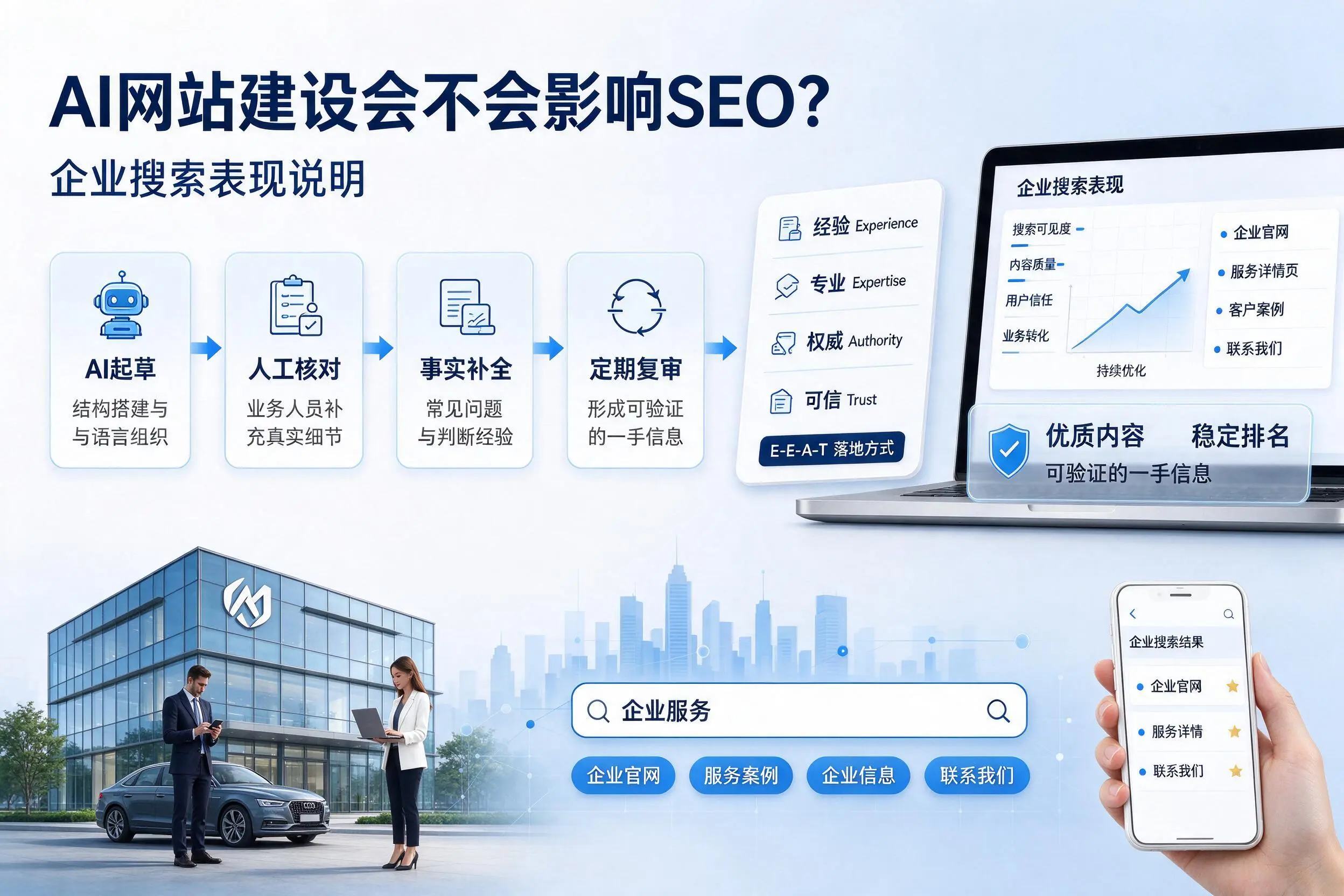 AI网站建设会不会影响SEO？丽江企业搜索表现说明