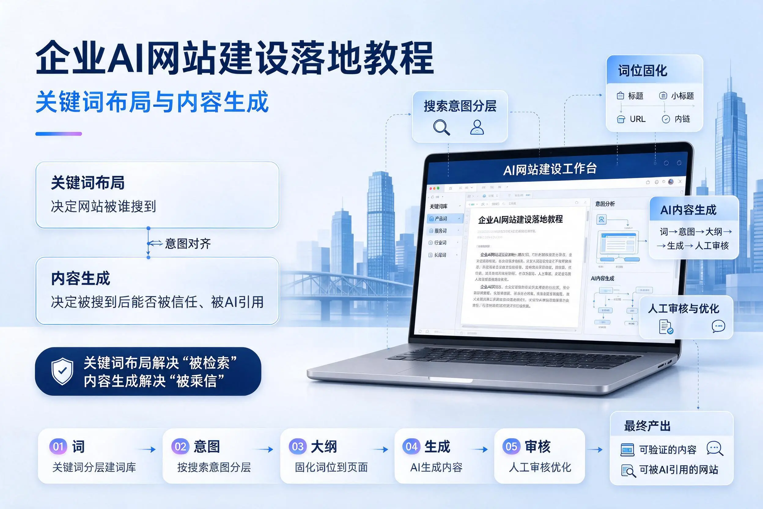 丽江企业AI网站建设落地教程：关键词布局与内容生成