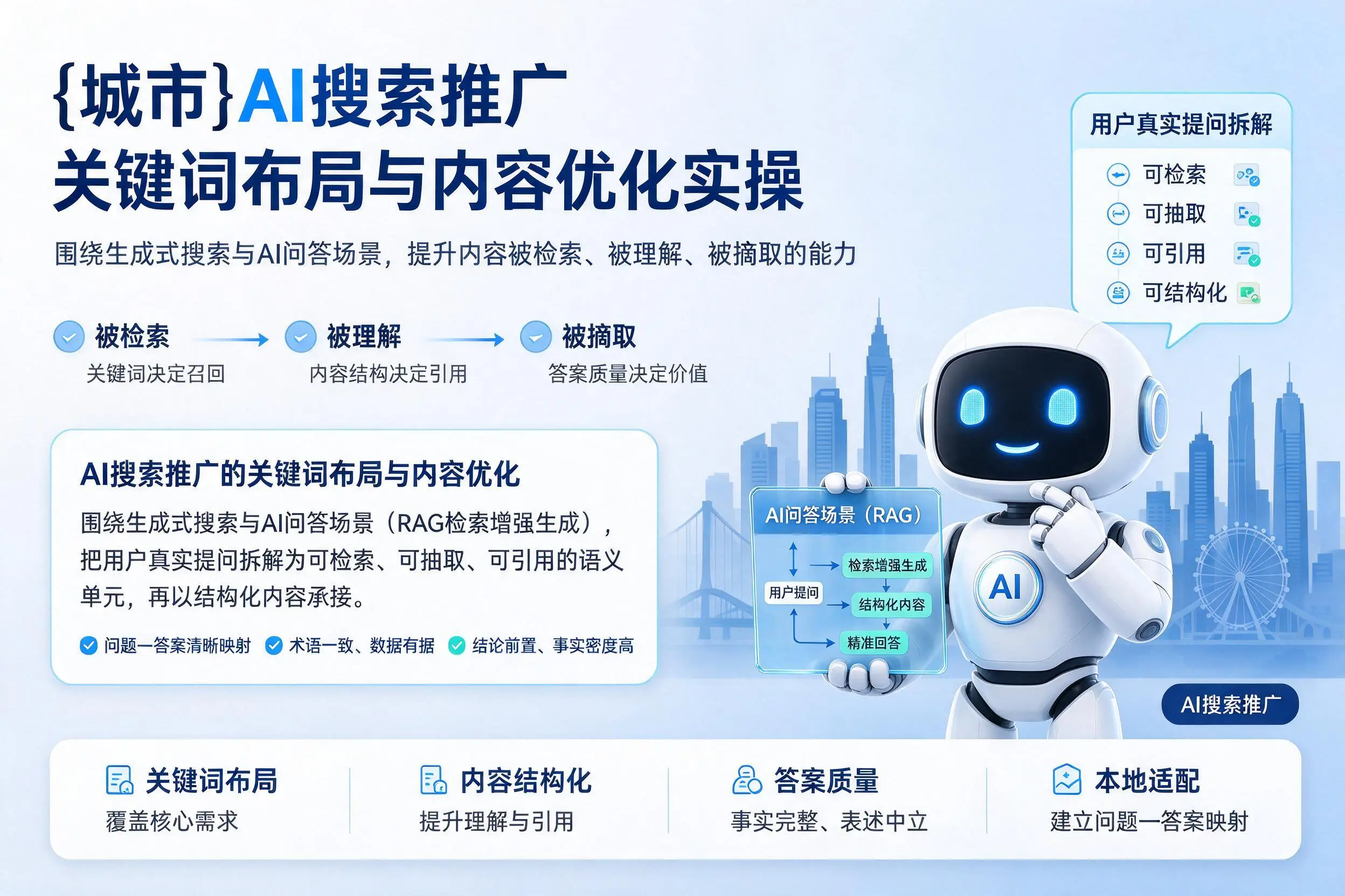 丽江AI搜索推广关键词布局与内容优化实操
