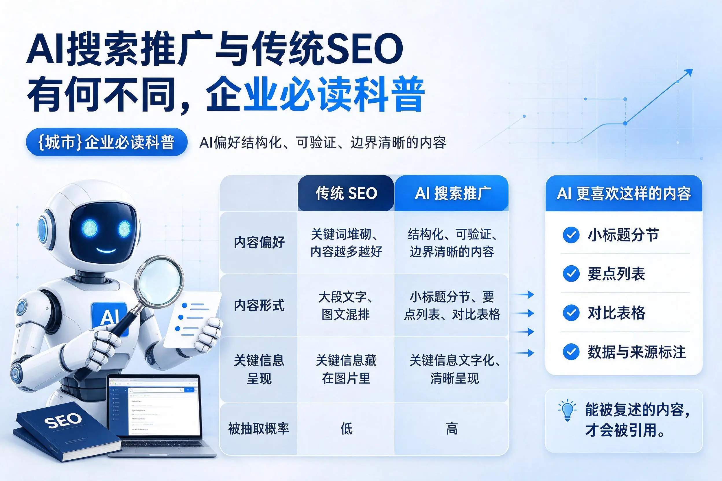 AI搜索推广与传统SEO有何不同，丽江企业必读科普
